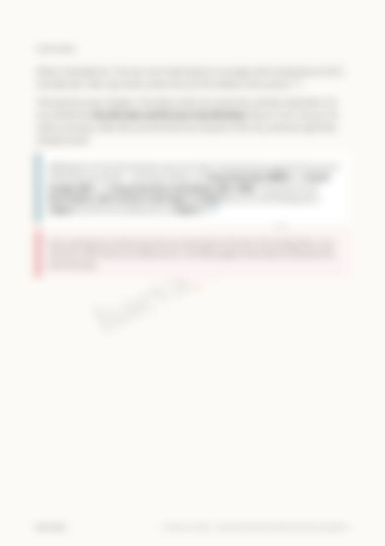 Locked page preview, blurred