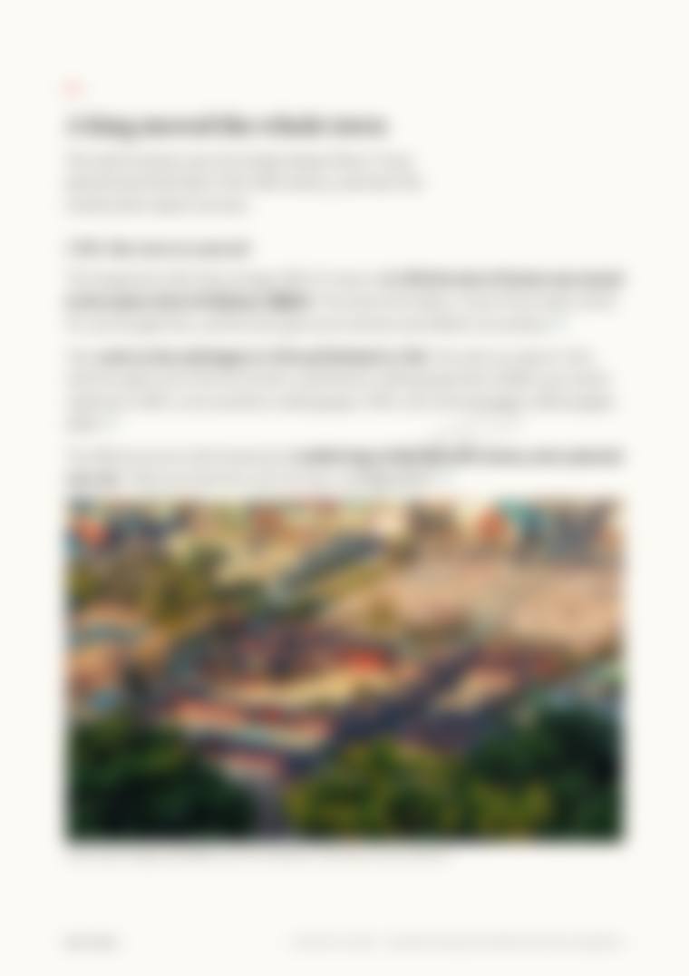 Locked page preview, blurred