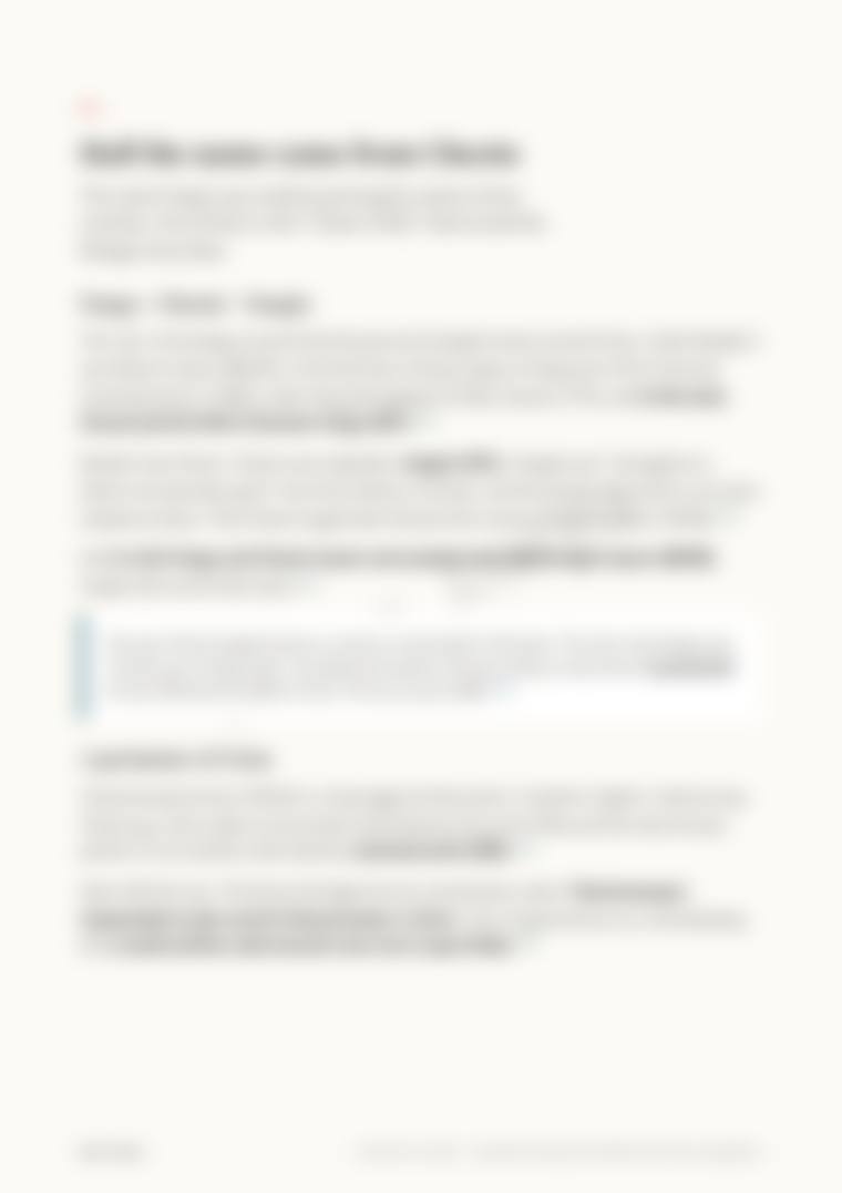 Locked page preview, blurred