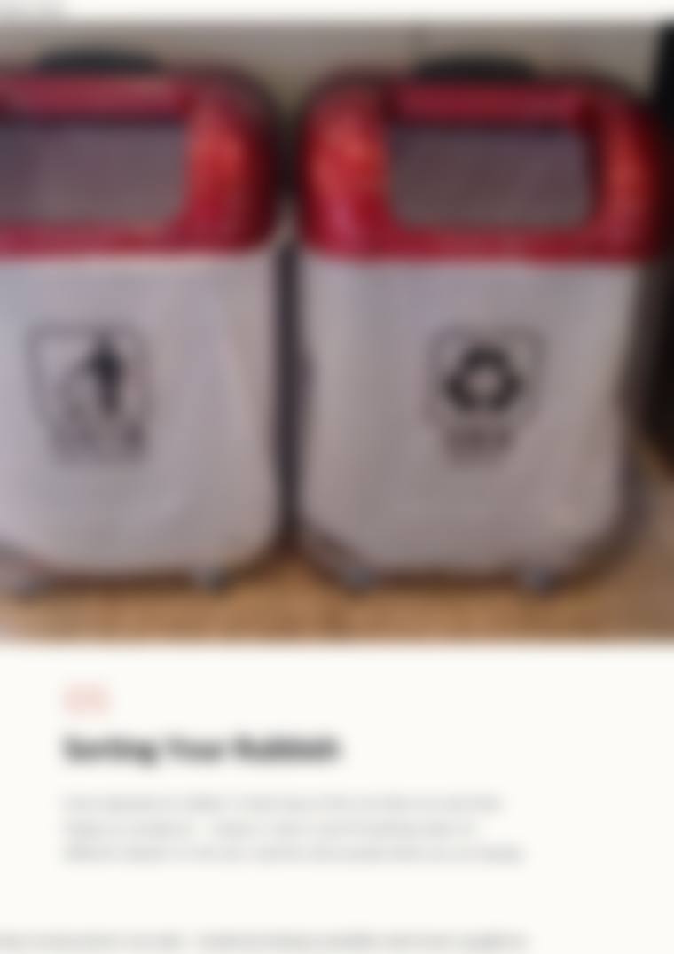 Locked page preview, blurred