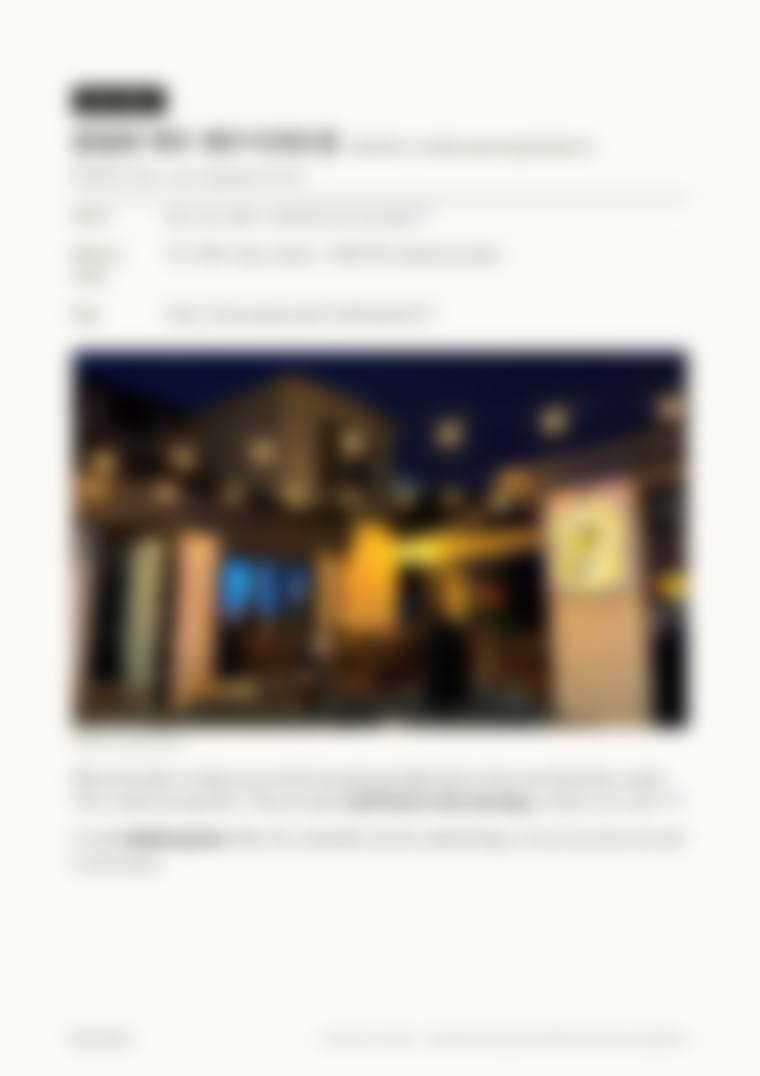 Locked page preview, blurred