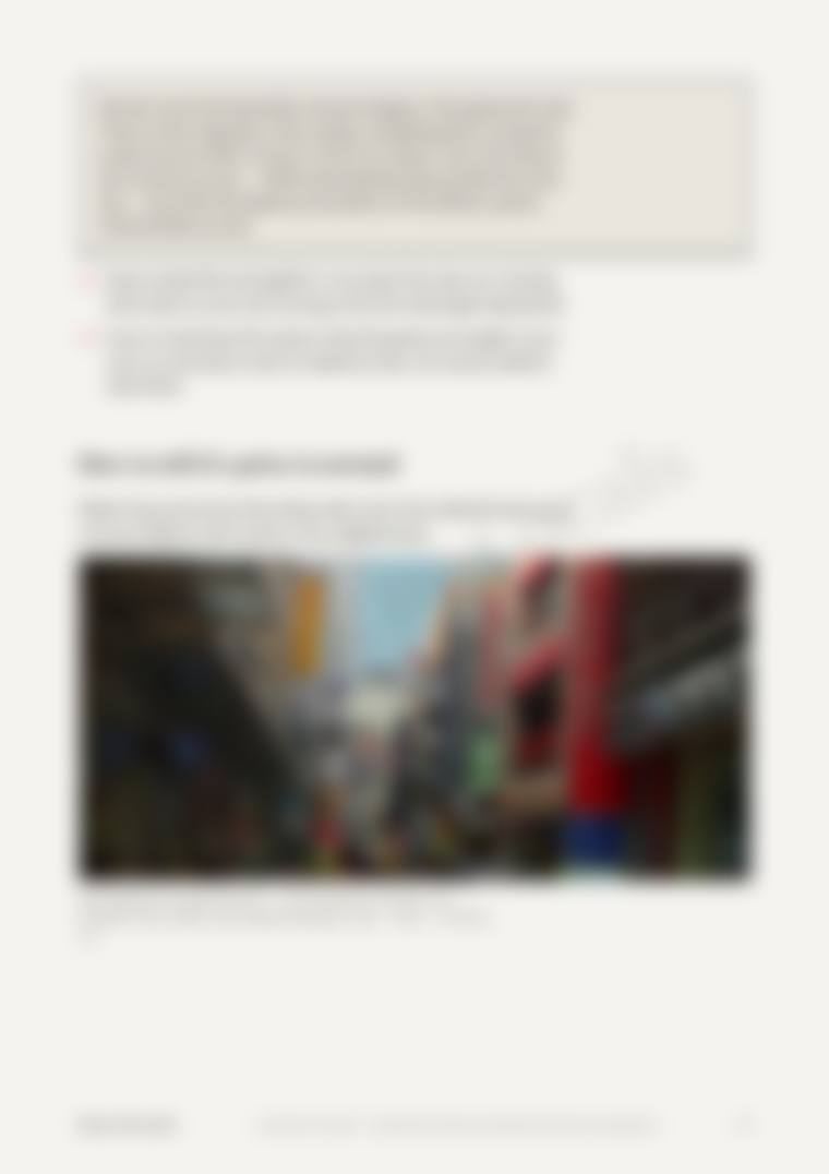 Locked page preview, blurred
