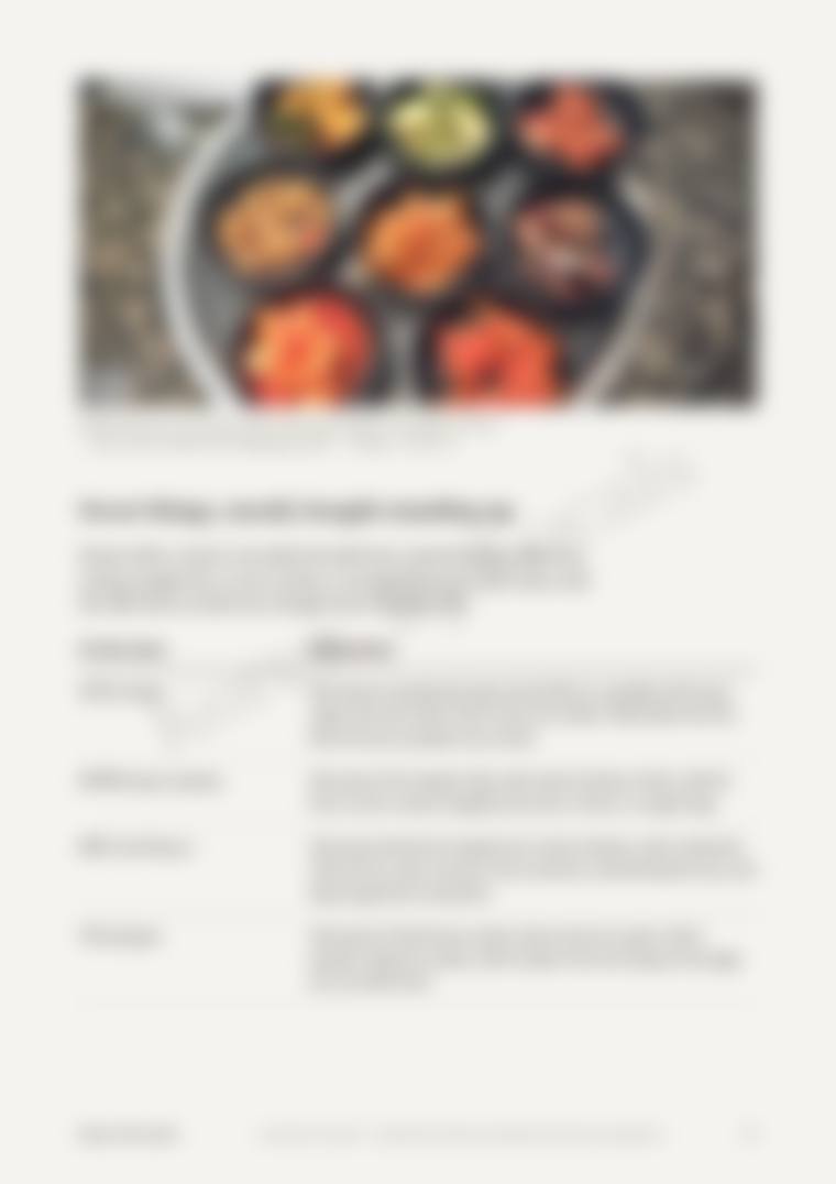 Locked page preview, blurred