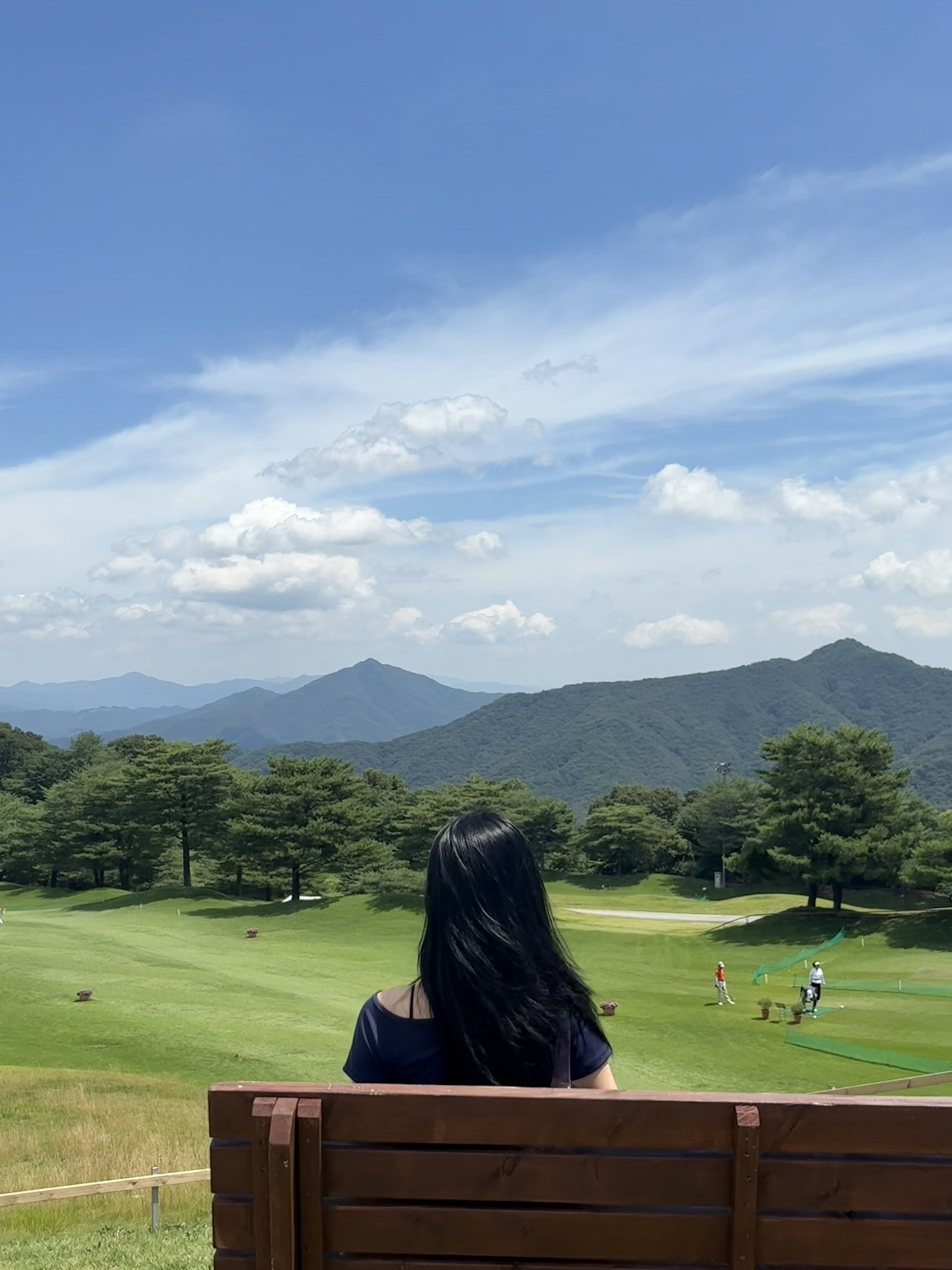 it was 36℃ ... I was melting..